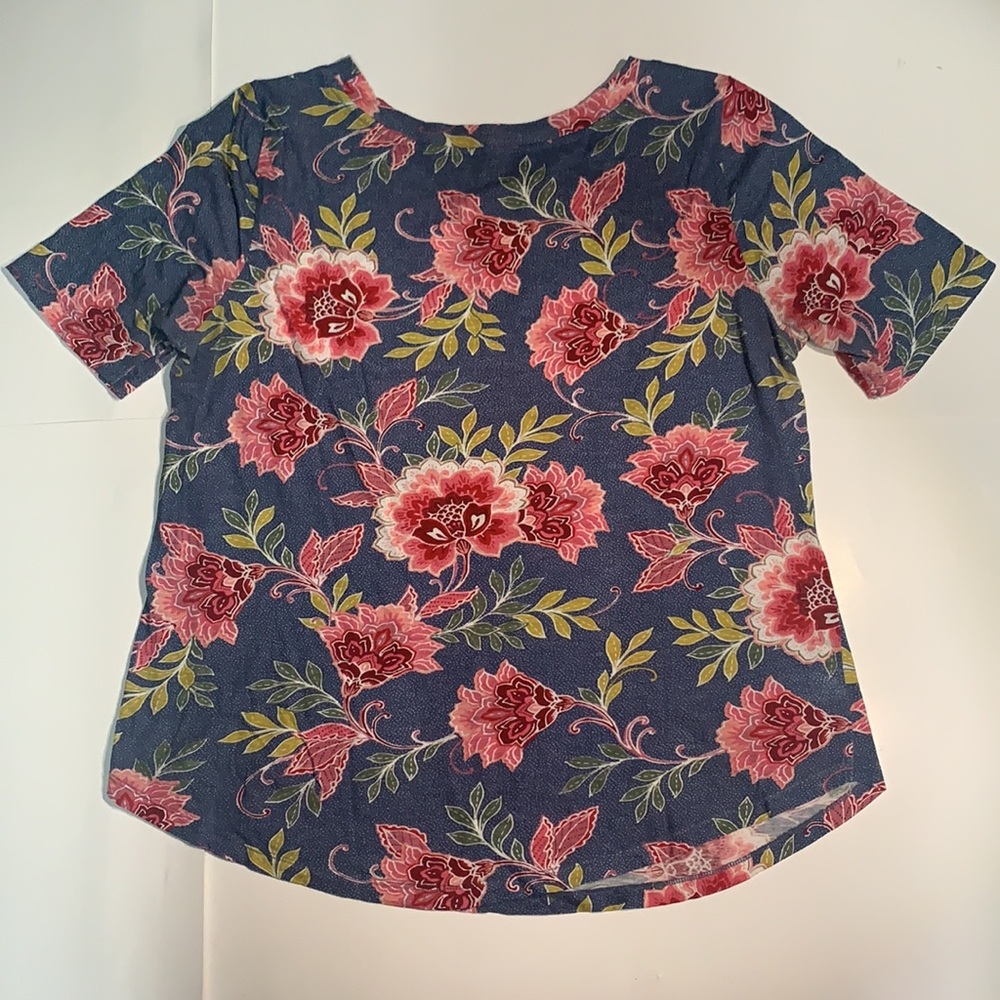 LOFT Floral Top - Picture 5 of 9